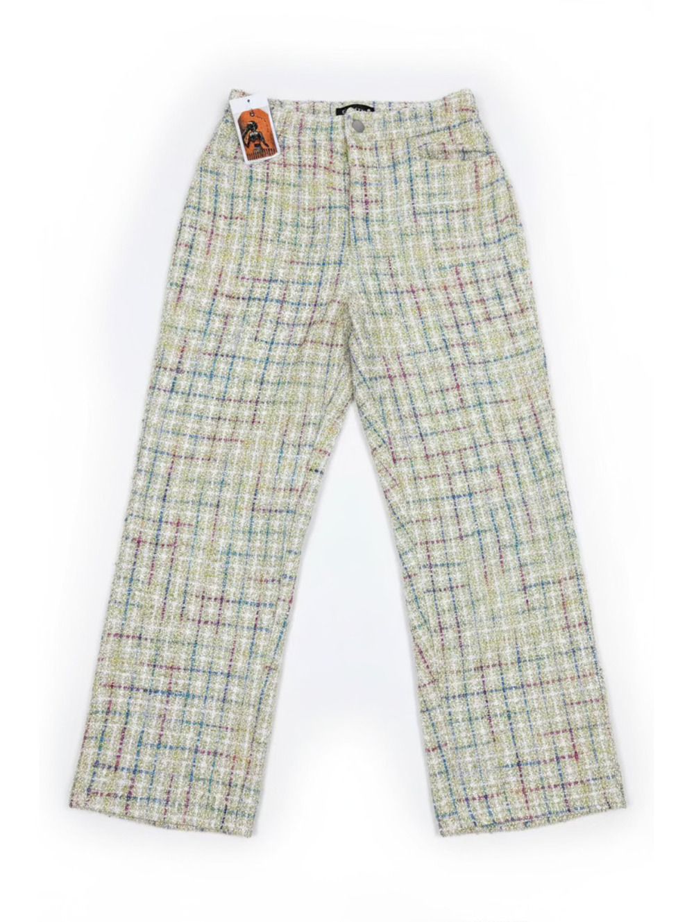 Blue Blush Metallic Multicolor Hippie Pants